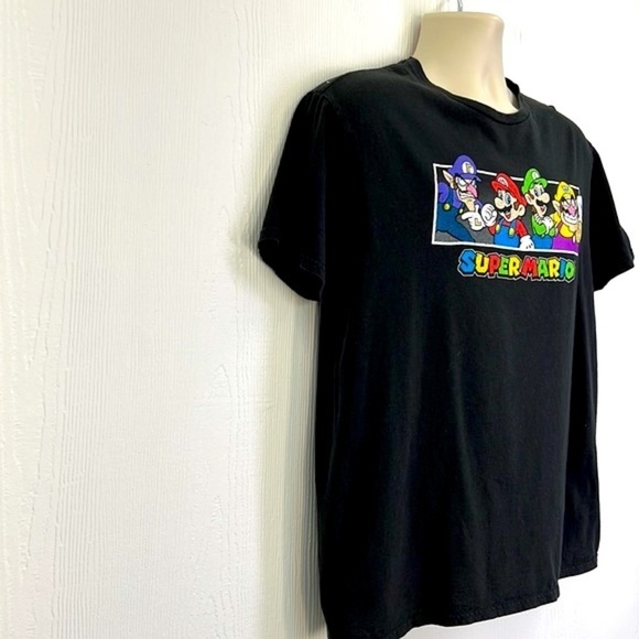 Super Mario - Nintendo Super Mario Brothers Short Sleeve Graphic T Size Large - Picture 4 of 8